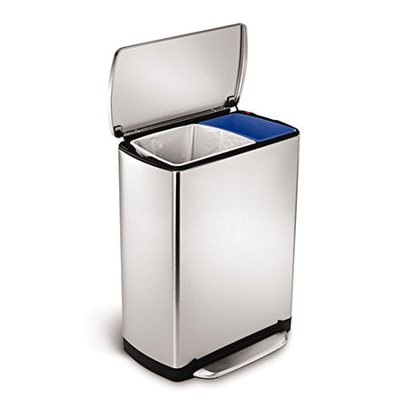 46L Steel Wide-Step Rectangular Recycler - Image 2