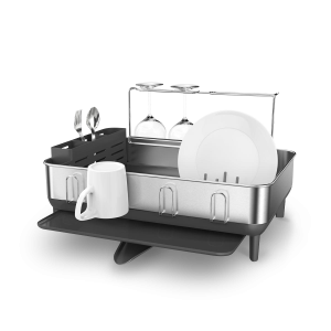 Steel Frame Dishrack with Sink Caddy